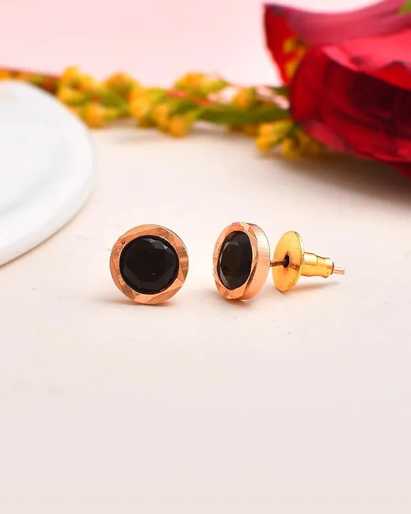 Gold_Plated_Round_Stud_Earrings_For_Women_&_Girls_|_Lightweight_Fashion_Jewelry