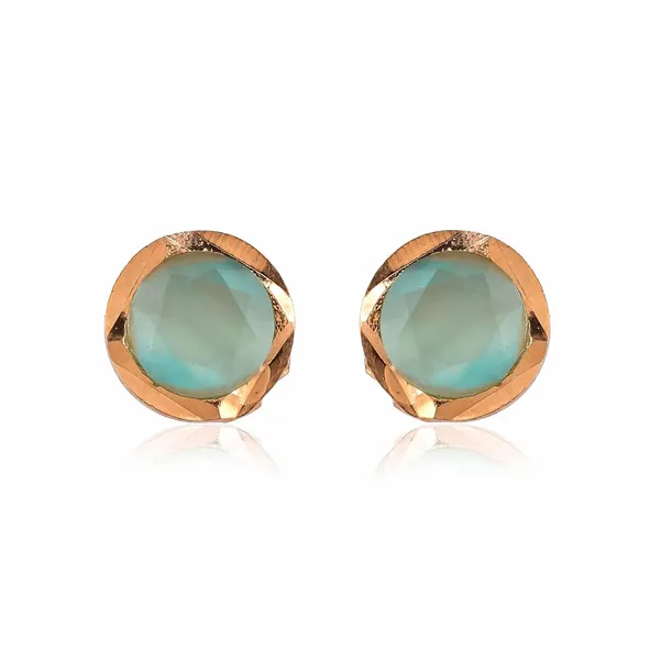 Gold_Plated_Round_Stud_Earrings_For_Women_&_Girls_|_Lightweight_Fashion_Jewelry