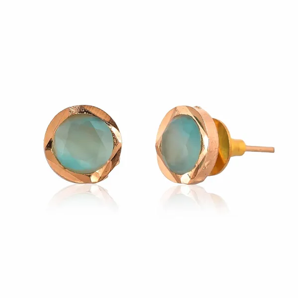 Gold_Plated_Round_Stud_Earrings_For_Women_&_Girls_|_Lightweight_Fashion_Jewelry