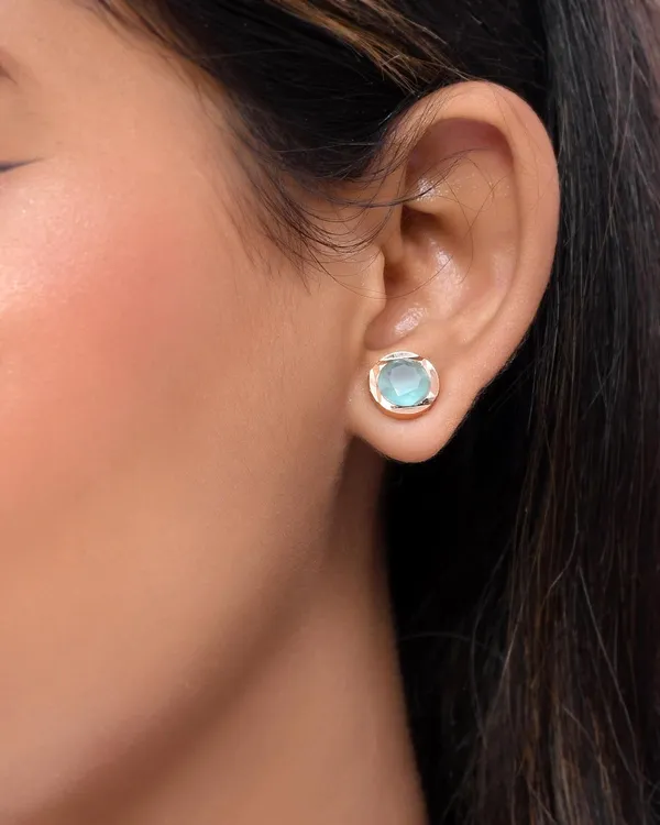 Gold_Plated_Round_Stud_Earrings_For_Women_&_Girls_|_Lightweight_Fashion_Jewelry