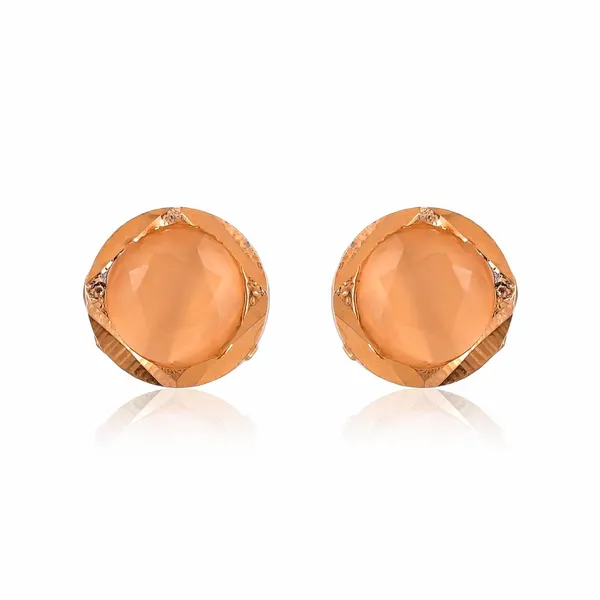 Gold_Plated_Round_Stud_Earrings_For_Women_&_Girls_|_Lightweight_Fashion_Jewelry