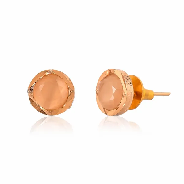 Gold_Plated_Round_Stud_Earrings_For_Women_&_Girls_|_Lightweight_Fashion_Jewelry