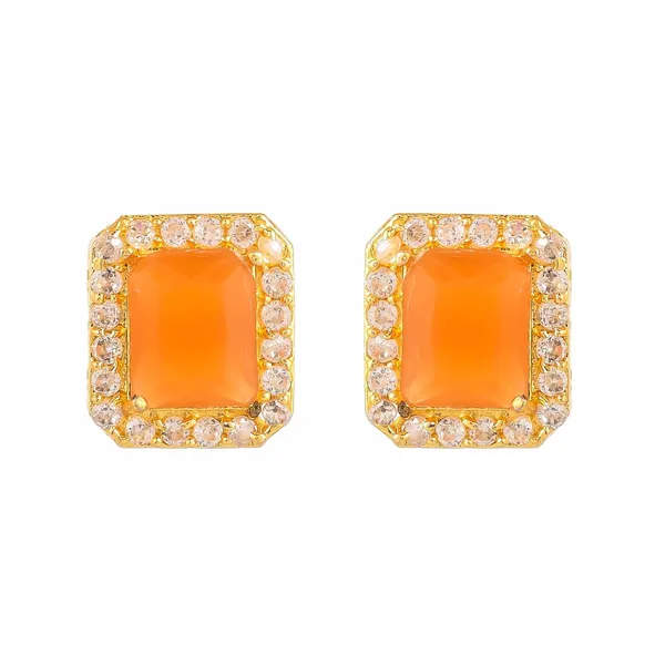 Orange_Sapphire_Sapphire_Gemstone_Ethnic_Pandent_With_Earring_Set_|_Stone_Jewellery_Set_For_Women_And_Girls