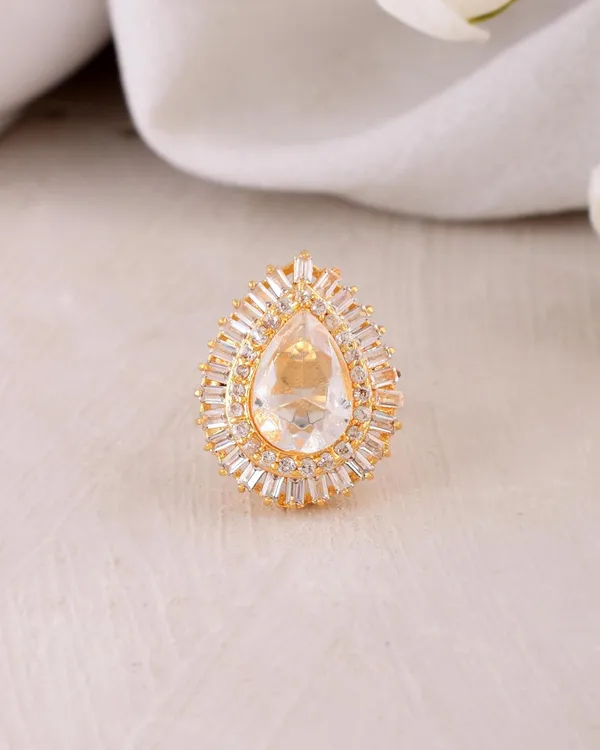 Oval_Crystal_American_Diamond_Rings_For_Women_-_Adjustable_Free_Size,_Love_Forever_Fashion_Rings,_Brass_Jewelry