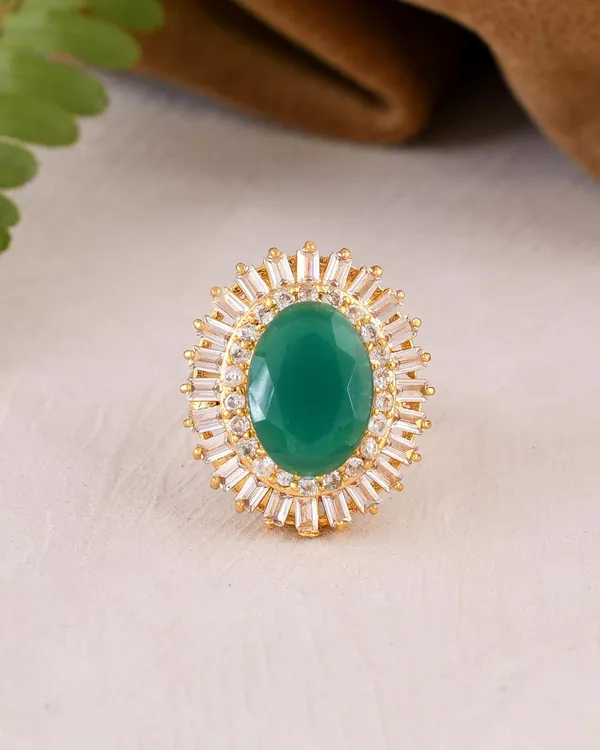 Round_American_Diamond_Ring_For_Women_|_Lightweight_Jewellery