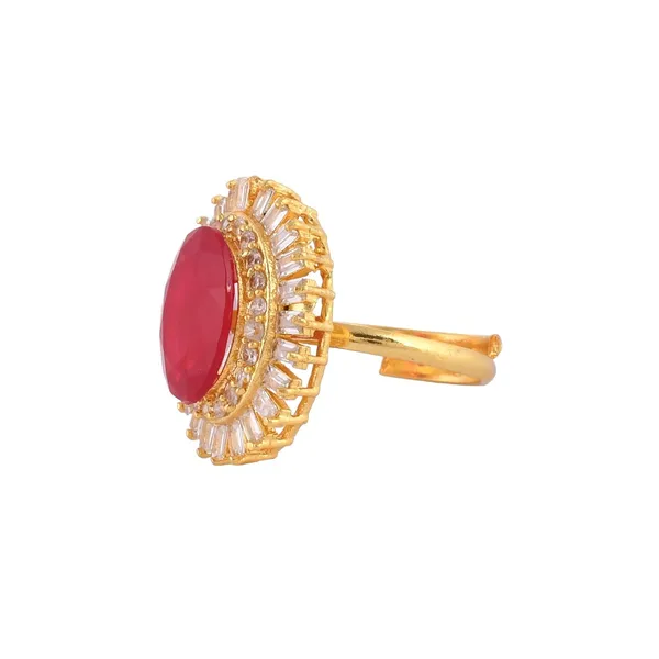 Multicolor_American_Diamond_Rings_For_Women_-_Adjustable_Free_Size,_Love_Forever_Fashion_Rings,_Brass_Jewelry