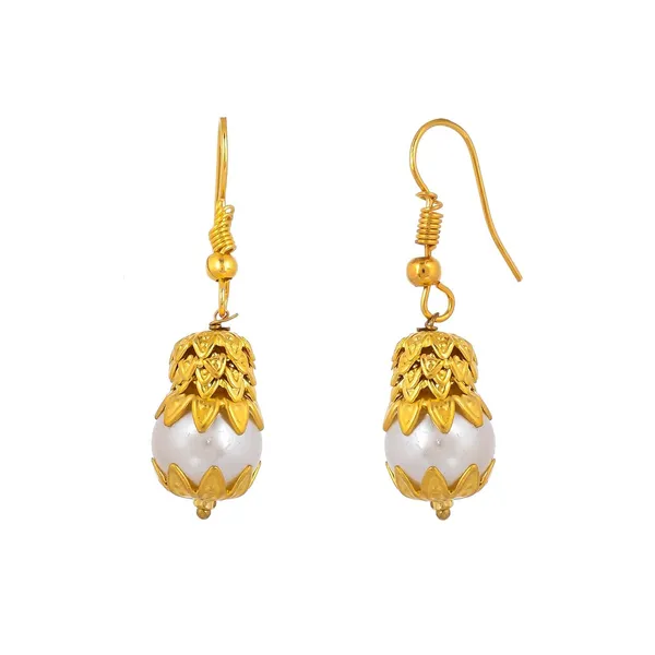Crystal_Shine_Round_Beads_Ethnic_Gold_Line_Necklace_With_Earring_Set_|_Gemstone_Jewellery_Set_For_Women_And_Girls