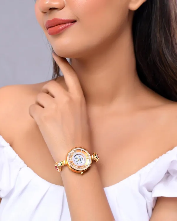 Gold_Wrist_Watch_For_Women_With_Gemstone_|_Stylish_Watch_With_Adjustable_Strip