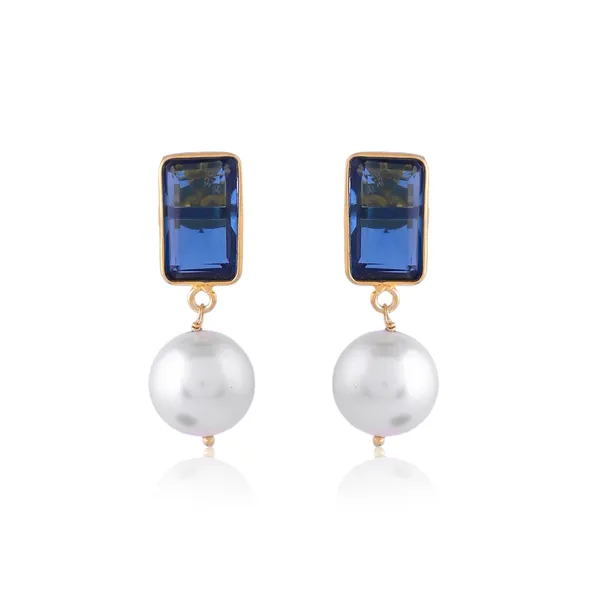 Blue_Sapphire_Pearl_Earrings_For_Women_&_Girl_|_Light_Weight_Fashion_Jewellery