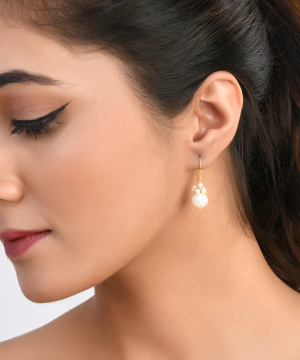 Tiny_Pearl_Ear_Wire_Earrings_For_Women_&_Girl_|_Light_Weight_Fashion_Jewellery