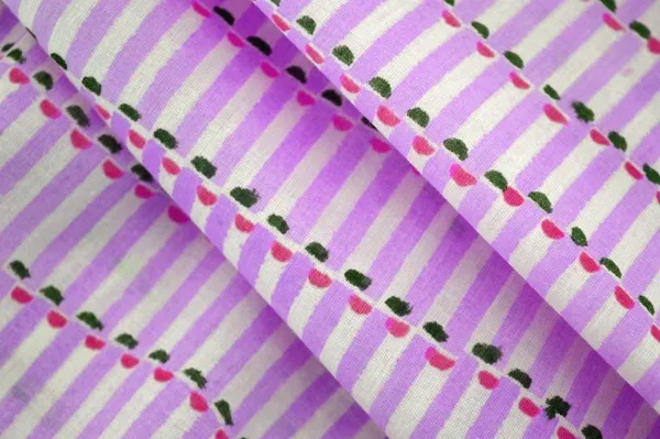 Purple_Cotton_Traditional_Floral_Hand_Block_Print_Unstiched_Material_For_Men's_Kurta_Shirts_&_Women's_Kurti_and_Other_Dress_Material