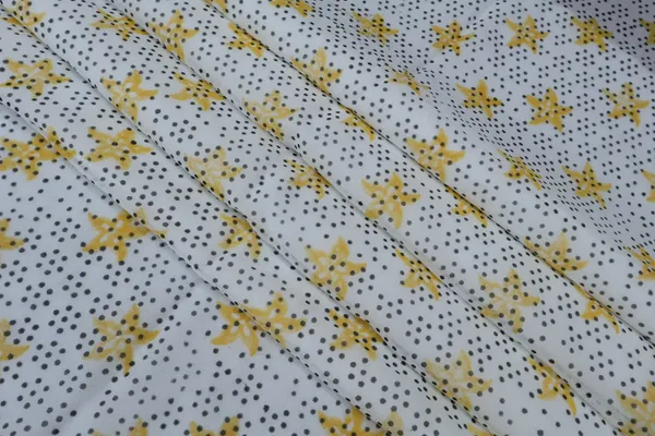 Yellow_Cotton_Traditional_Floral_Hand_Block_Print_Unstiched_Material_For_Men's_Kurta_Shirts_&_Women's_Kurti_and_Other_Dress_Material