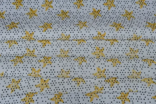 Yellow_Cotton_Traditional_Floral_Hand_Block_Print_Unstiched_Material_For_Men's_Kurta_Shirts_&_Women's_Kurti_and_Other_Dress_Material