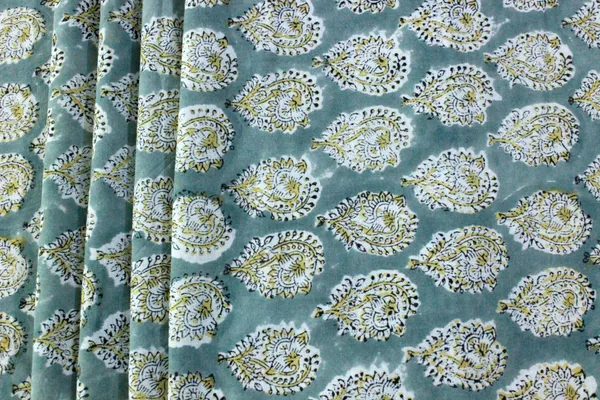 Grey_Cotton_Traditional_Floral_Hand_Block_Print_Unstiched_Material_For_Men's_Kurta_Shirts_&_Women's_Kurti_and_Other_Dress_Material|1120