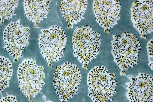Grey_Cotton_Traditional_Floral_Hand_Block_Print_Unstiched_Material_For_Men's_Kurta_Shirts_&_Women's_Kurti_and_Other_Dress_Material|1120