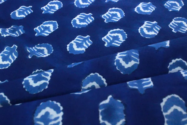 Blue_Cotton_Traditional_Floral_Hand_Block_Print_Unstiched_Material_For_Men's_Kurta_Shirts_&_Women's_Kurti_and_Other_Dress_Material|1144
