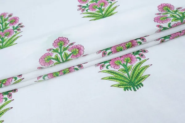 Yellow_Cotton_Traditional_Floral_Hand_Block_Print_Unstiched_Material_For_Men's_Kurta_Shirts_&_Women's_Kurti_and_Other_Dress_Material