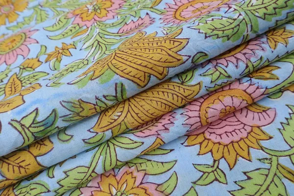 Purple_Cotton_Traditional_Floral_Hand_Block_Print_Unstiched_Material_For_Men's_Kurta_Shirts_&_Women's_Kurti_and_Other_Dress_Material
