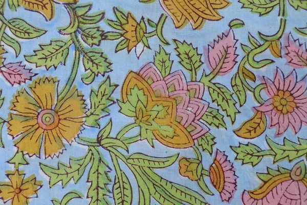 Purple_Cotton_Traditional_Floral_Hand_Block_Print_Unstiched_Material_For_Men's_Kurta_Shirts_&_Women's_Kurti_and_Other_Dress_Material