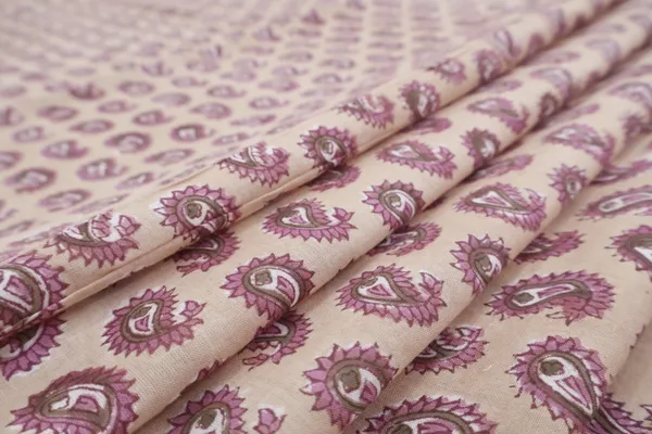 Brown_Cotton_Traditional_Floral_Hand_Block_Print_Unstiched_Material_For_Men's_Kurta_Shirts_&_Women's_Kurti_and_Other_Dress_Material