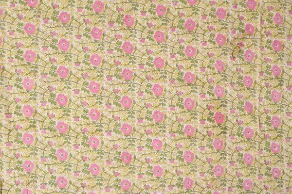 Pink_Cotton_Traditional_Floral_Hand_Block_Print_Unstiched_Material_For_Men's_Kurta_Shirts_&_Women's_Kurti_and_Other_Dress_Material