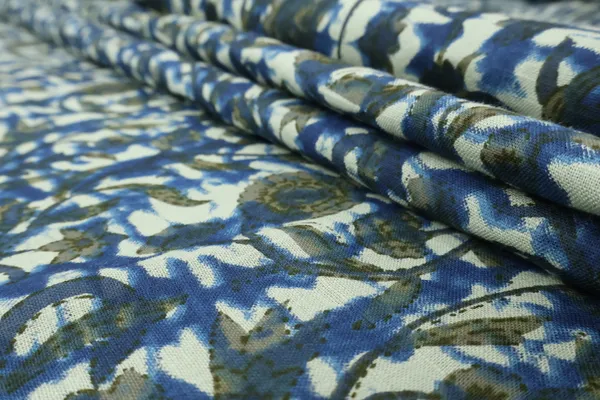 Blue_Cotton_Traditional_Floral_Hand_Block_Print_Unstiched_Material_For_Men's_Kurta_Shirts_&_Women's_Kurti_and_Other_Dress_Material