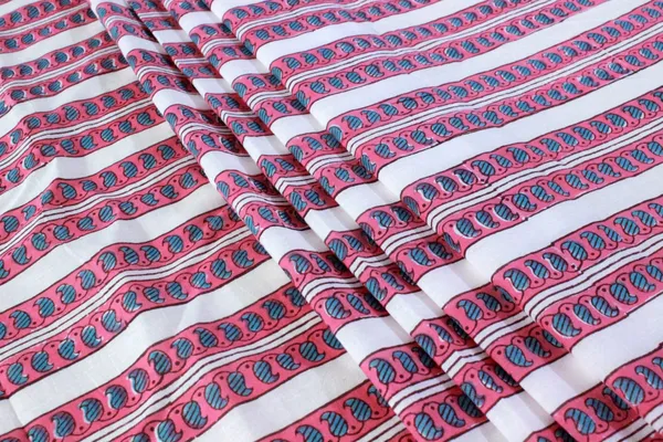 Pink_Cotton_Traditional_Floral_Hand_Block_Print_Unstiched_Material_For_Men's_Kurta_Shirts_&_Women's_Kurti_and_Other_Dress_Material|1373