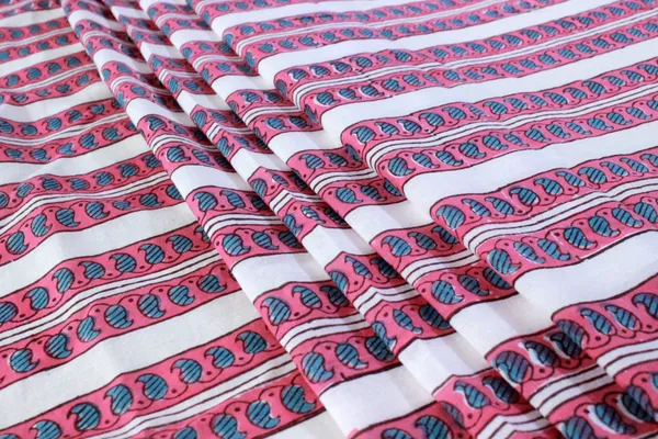 Pink_Cotton_Traditional_Floral_Hand_Block_Print_Unstiched_Material_For_Men's_Kurta_Shirts_&_Women's_Kurti_and_Other_Dress_Material|1373