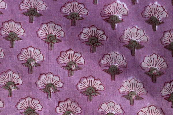 Pink_Cotton_Traditional_Floral_Hand_Block_Print_Unstiched_Material_For_Men's_Kurta_Shirts_&_Women's_Kurti_and_Other_Dress_Material|1377