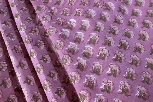 Pink_Cotton_Traditional_Floral_Hand_Block_Print_Unstiched_Material_For_Men's_Kurta_Shirts_&_Women's_Kurti_and_Other_Dress_Material|1377