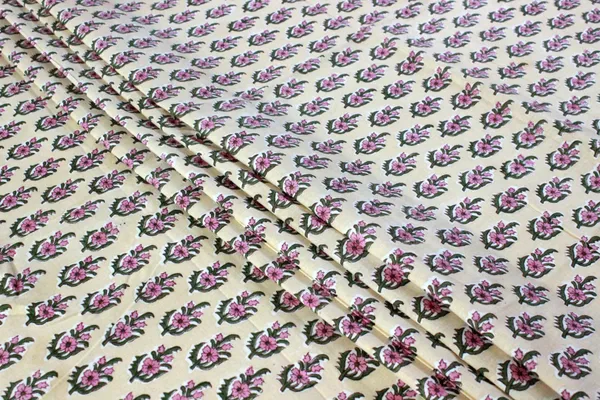 Yellow_Cotton_Traditional_Floral_Hand_Block_Print_Unstiched_Material_For_Men's_Kurta_Shirts_&_Women's_Kurti_and_Other_Dress_Material|1389
