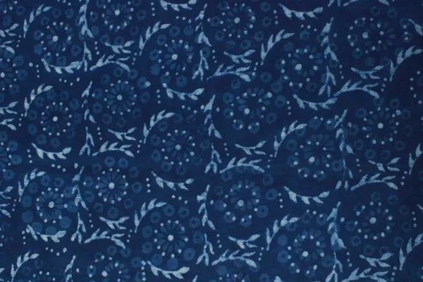 Blue_Cotton_Traditional_Floral_Hand_Block_Print_Unstiched_Material_For_Men's_Kurta_Shirts_&_Women's_Kurti_and_Other_Dress_Material|1393