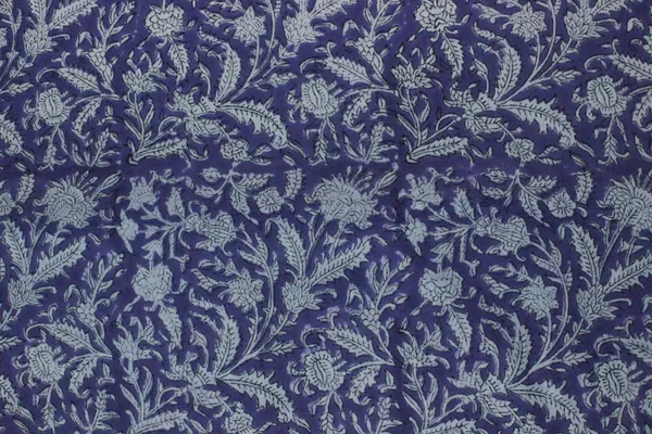 Purple_Cotton_Traditional_Floral_Hand_Block_Print_Unstiched_Material_For_Men's_Kurta_Shirts_&_Women's_Kurti_and_Other_Dress_Material|1399