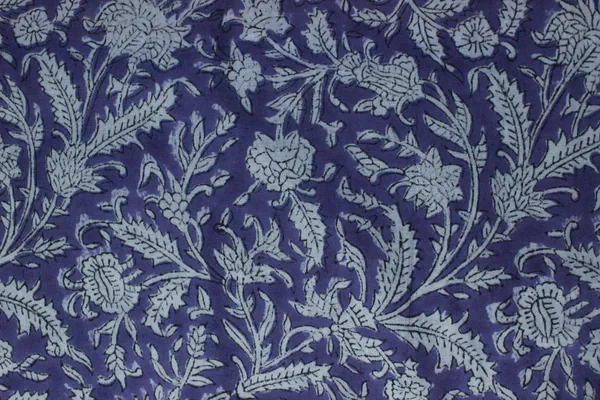 Purple_Cotton_Traditional_Floral_Hand_Block_Print_Unstiched_Material_For_Men's_Kurta_Shirts_&_Women's_Kurti_and_Other_Dress_Material|1399