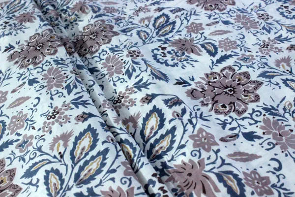 Blue_Cotton_Traditional_Floral_Hand_Block_Print_Unstiched_Material_For_Men's_Kurta_Shirts_&_Women's_Kurti_and_Other_Dress_Material|1408