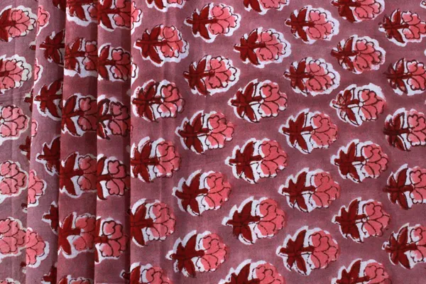 Pink_Cotton_Traditional_Floral_Hand_Block_Print_Unstiched_Material_For_Men's_Kurta_Shirts_&_Women's_Kurti_and_Other_Dress_Material|1410