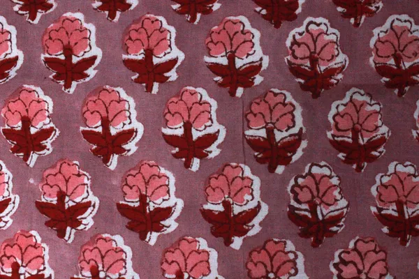 Pink_Cotton_Traditional_Floral_Hand_Block_Print_Unstiched_Material_For_Men's_Kurta_Shirts_&_Women's_Kurti_and_Other_Dress_Material|1410