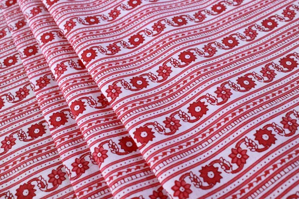 Pink_Cotton_Traditional_Floral_Hand_Block_Print_Unstiched_Material_For_Men's_Kurta_Shirts_&_Women's_Kurti_and_Other_Dress_Material|1413