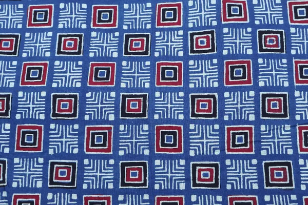 Blue_Cotton_Traditional_Floral_Hand_Block_Print_Unstiched_Material_For_Men's_Kurta_Shirts_&_Women's_Kurti_and_Other_Dress_Material