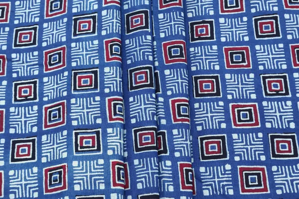 Blue_Cotton_Traditional_Floral_Hand_Block_Print_Unstiched_Material_For_Men's_Kurta_Shirts_&_Women's_Kurti_and_Other_Dress_Material