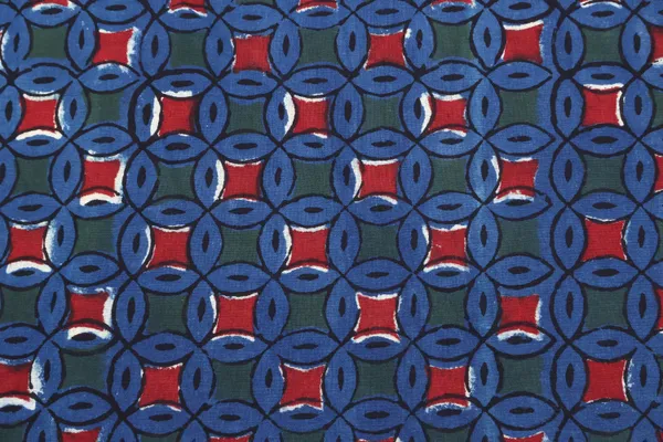 Blue_Cotton_Traditional_Floral_Hand_Block_Print_Unstiched_Material_For_Men's_Kurta_Shirts_&_Women's_Kurti_and_Other_Dress_Material