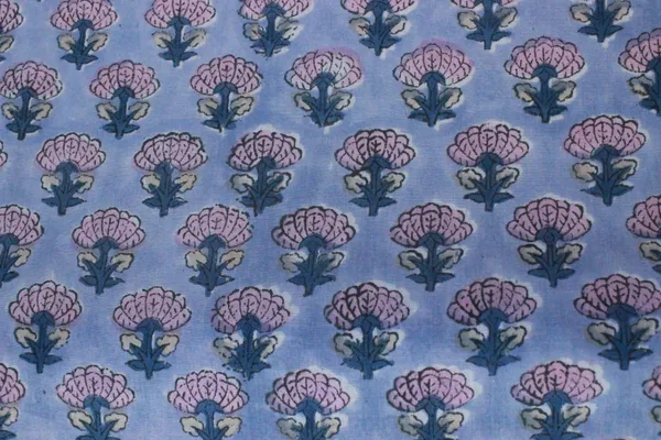 Purple_and_Pink_colour_pure_cotton_block_print_kurti_fabric,_dress_material