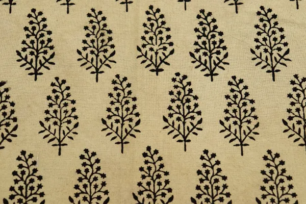 Beige_Cotton_Traditional_Floral_Hand_Block_Print_Unstiched_Material_For_Men's_Kurta_Shirts_&_Women's_Kurti_and_Other_Dress_Material