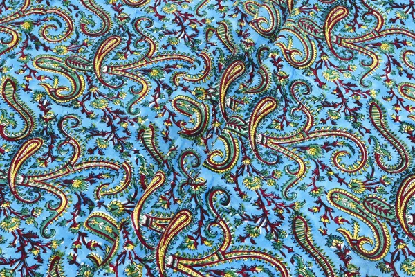 Blue_Cotton_Traditional_Floral_Hand_Block_Print_Unstiched_Material_For_Men's_Kurta_Shirts_&_Women's_Kurti_and_Other_Dress_Material