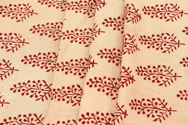 Beige_Cotton_Traditional_Floral_Hand_Block_Print_Unstiched_Material_For_Men's_Kurta_Shirts_&_Women's_Kurti_and_Other_Dress_Material