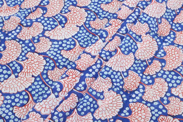 Blue_Cotton_Traditional_Floral_Hand_Block_Print_Unstiched_Material_For_Men's_Kurta_Shirts_&_Women's_Kurti_and_Other_Dress_Material