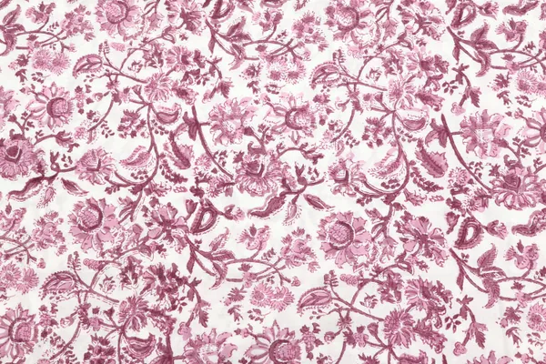 Pink_Cotton_Traditional_Floral_Hand_Block_Print_Unstiched_Material_For_Men's_Kurta_Shirts_&_Women's_Kurti_and_Other_Dress_Material