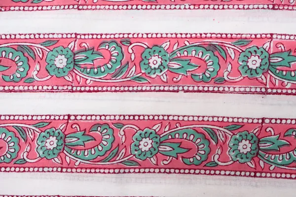 Red_Cotton_Traditional_Floral_Hand_Block_Print_Unstiched_Material_For_Men's_Kurta_Shirts_&_Women's_Kurti_and_Other_Dress_Material