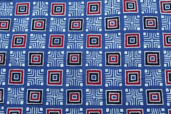 Blue_Cotton_Traditional_Floral_Hand_Block_Print_Unstiched_Material_For_Men's_Kurta_Shirts_&_Women's_Kurti_and_Other_Dress_Material