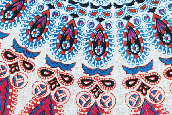Blue_Cotton_Traditional_Floral_Hand_Block_Print_Unstiched_Material_For_Men's_Kurta_Shirts_&_Women's_Kurti_and_Other_Dress_Material
